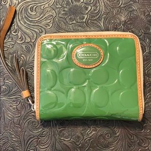 Green Coach wallet